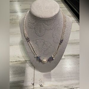 Pearl Stone Necklace